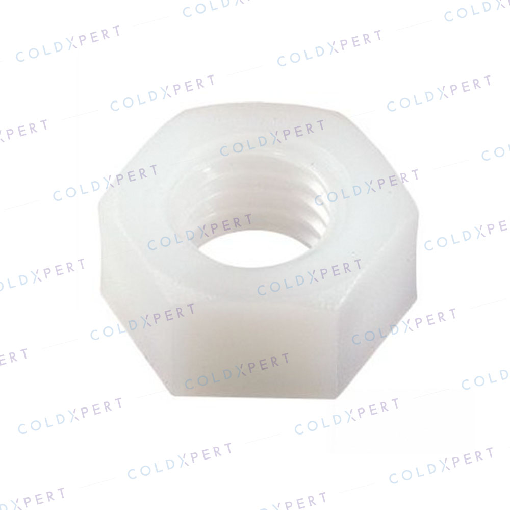 Tuerca hex. termoplástica M12, nylon 6