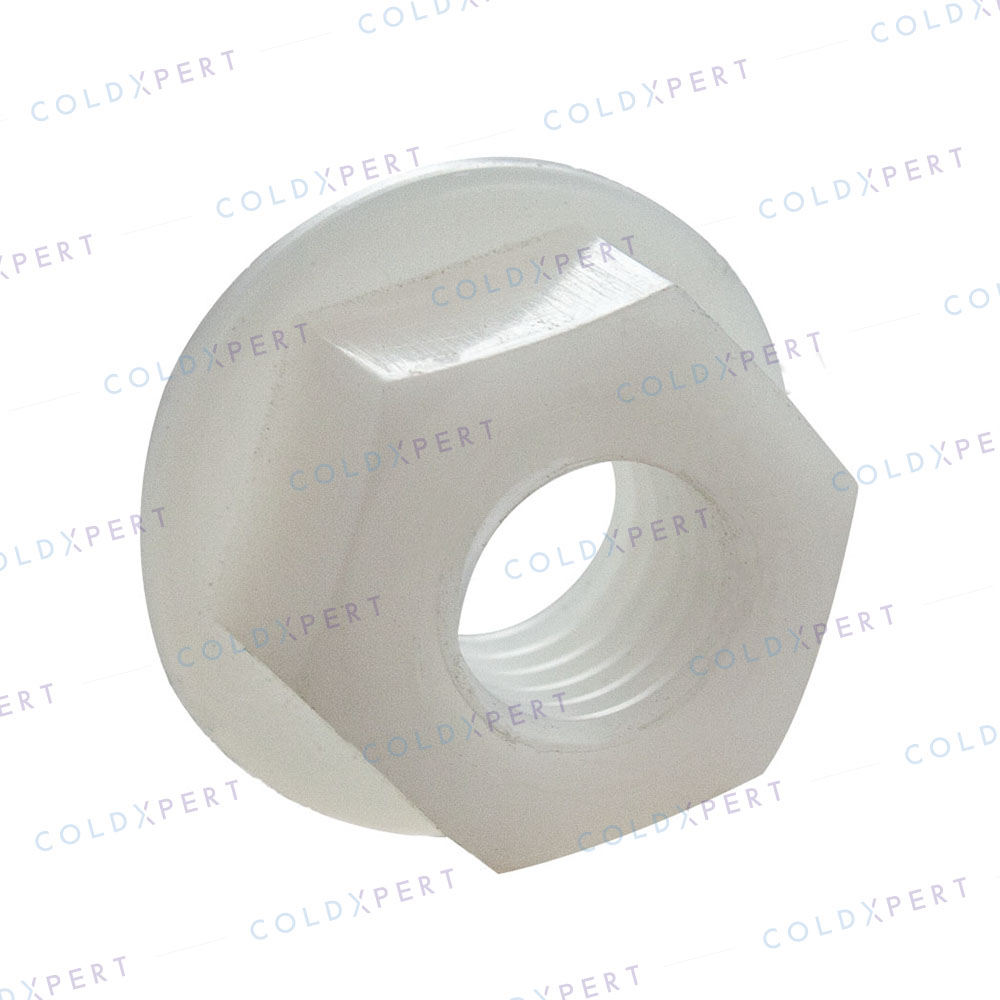 Tuerca hex. c/arandela integrada M12, nylon 6