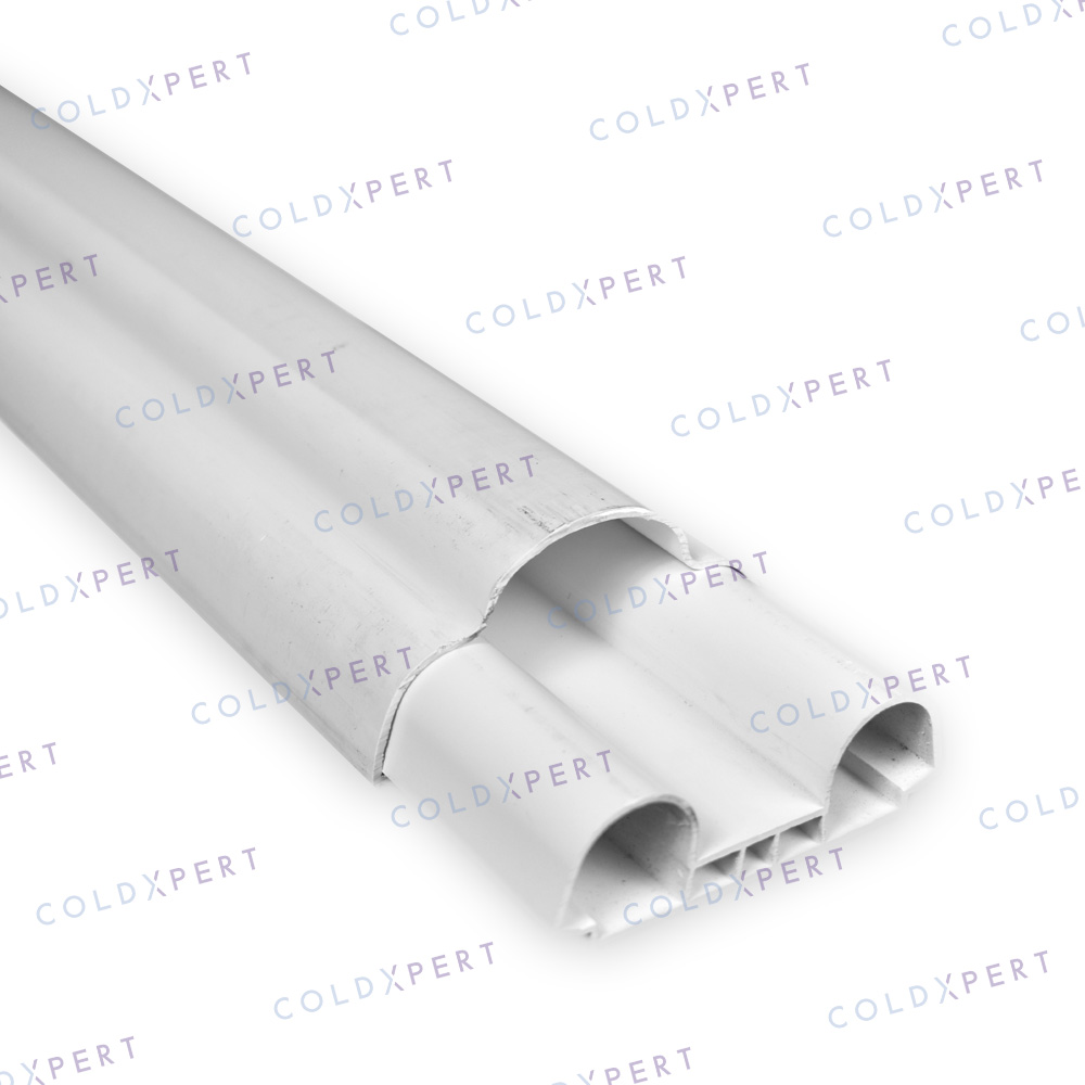 Parachoques mural PVC absorbe impactos L=4 m RAL 9010