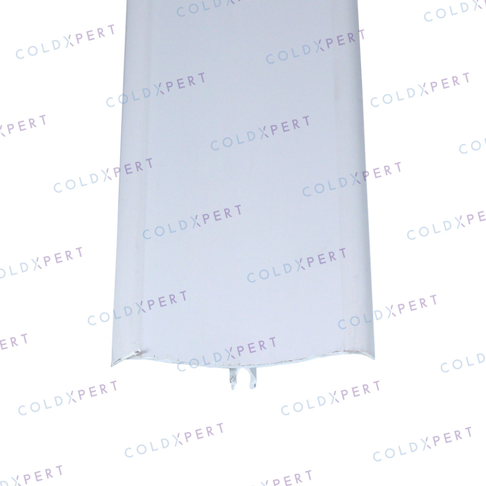 Curva sanitaria pequeña en PVC  con labios flexibles - RAL 9002