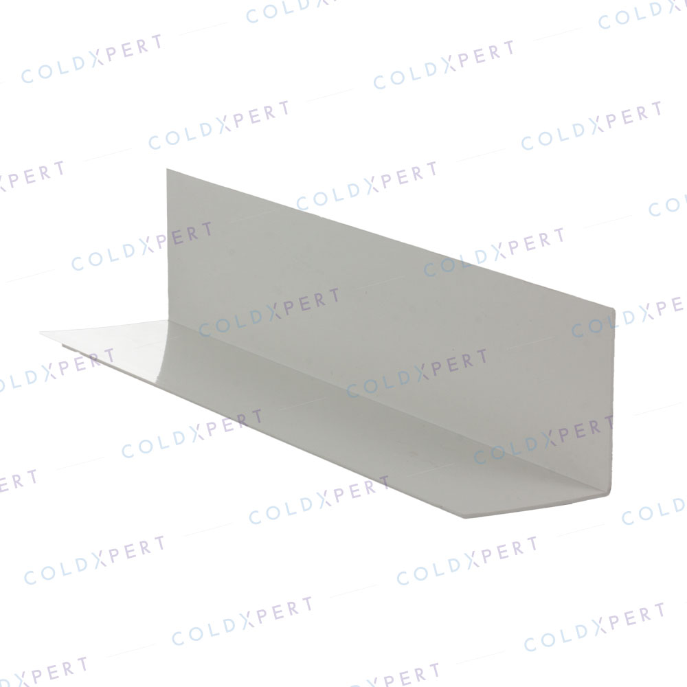 Perfil "L" 100 x 50 x 2 mm en PVC, blanco neutro L=3000
