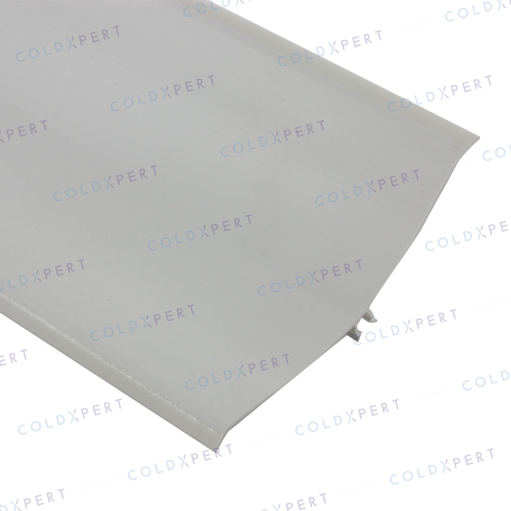 Curva sanitaria grande PVC SB8008 con labios flexibles - RAL 9010 L = 3000