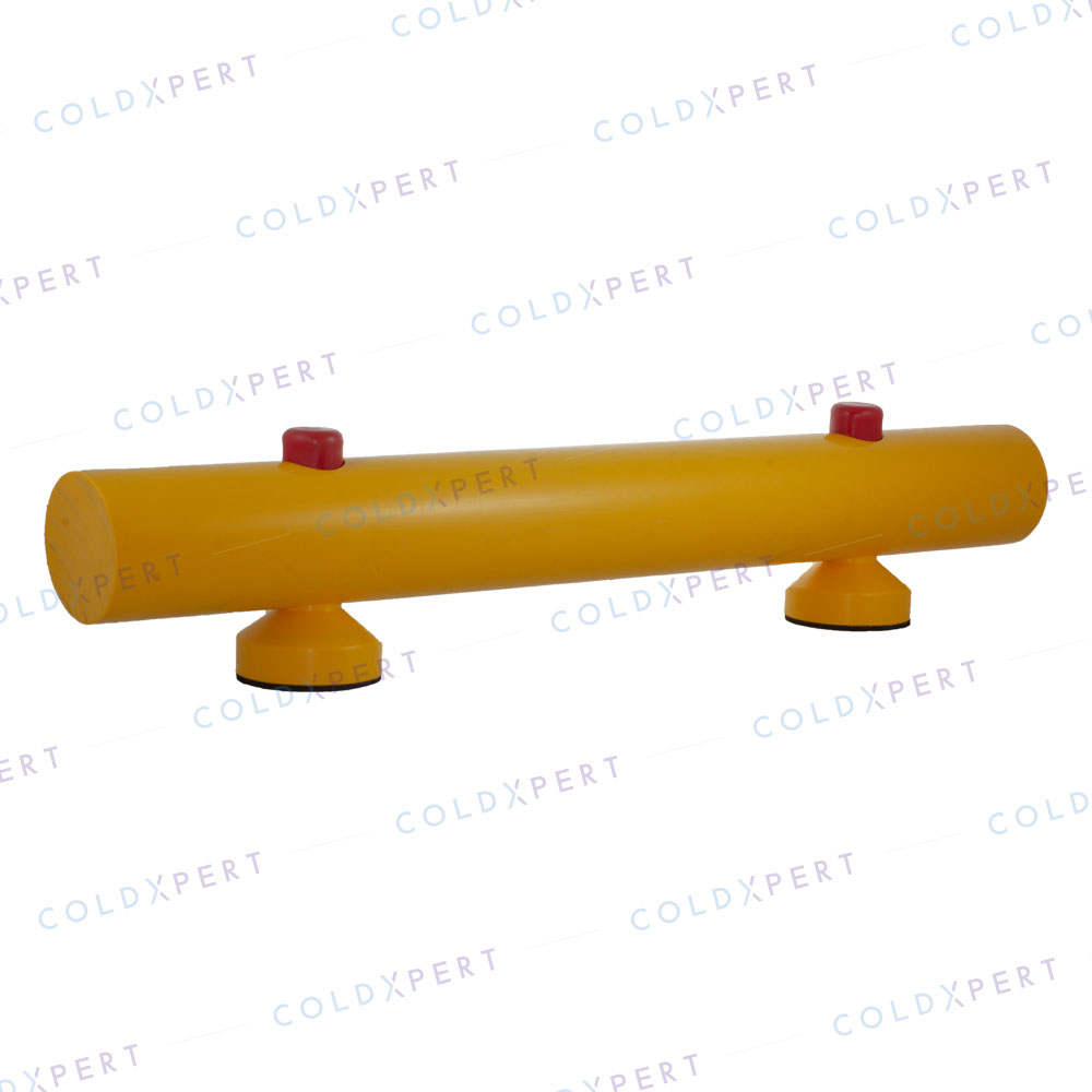 Guardarrail polietileno sencillo D80 H125 L1000 mm
